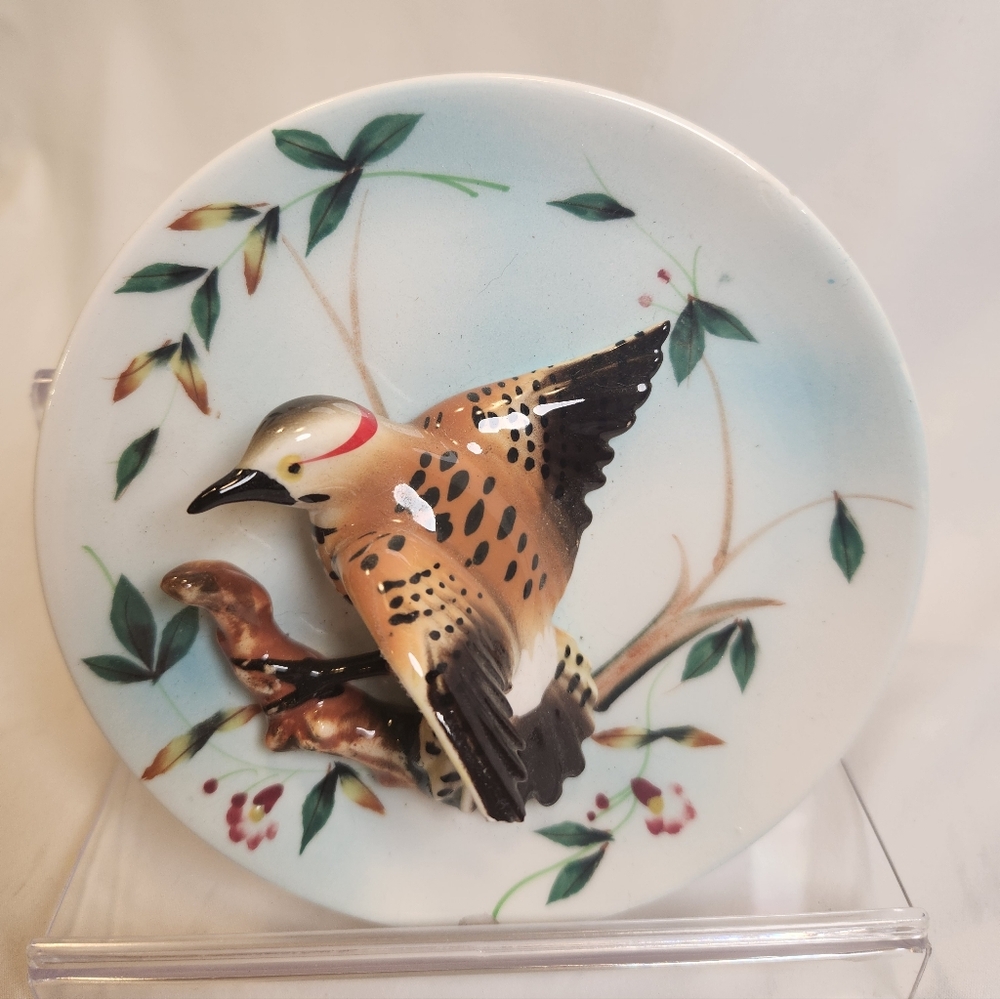 Napco B1770 Vintage Flicker Ceramic Wall Hanging Plate